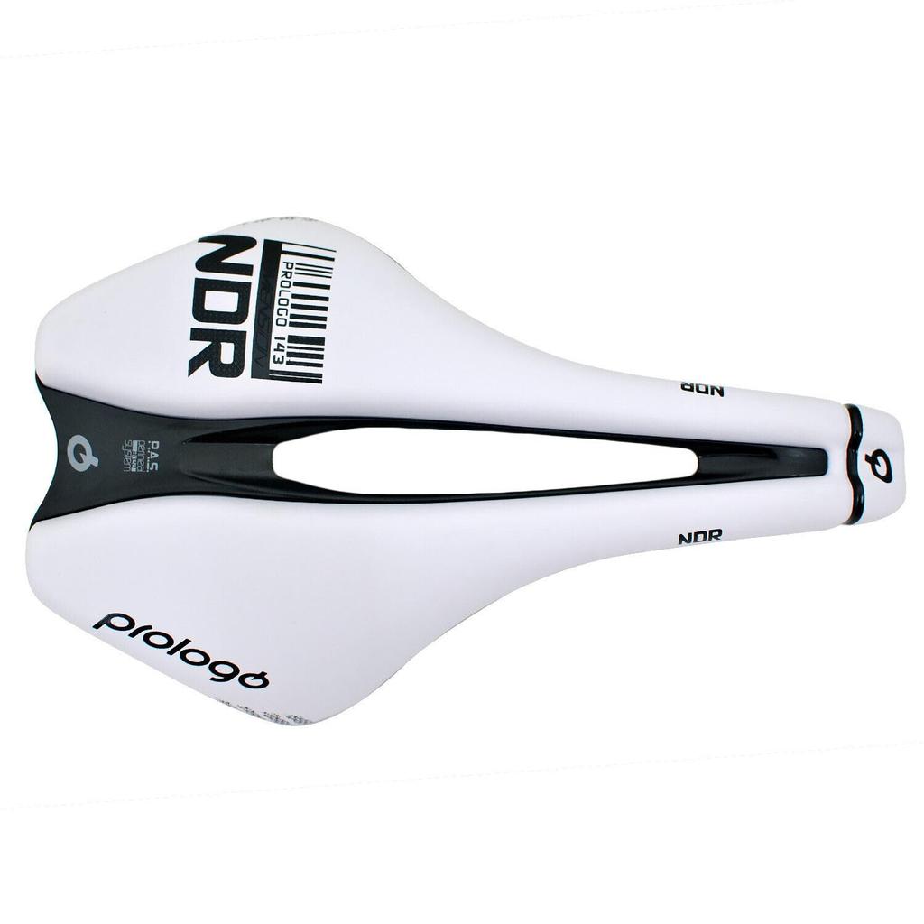 Prologo Dimension NDR STN Rail Road MTB Triathlon PR2804 Saddle, White,