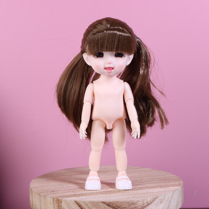 

1 Набір 3D Імітаційні Очі 13 Шарнірів Мульти Вираз Маленька Лялька Мила 16 см 1/8 Гола Лялька Іграшка для Дівчинки Дитячий Подарунок