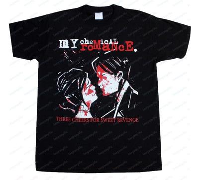Unisex Clothing MY CHEMICAL ROUnisexCE THREE CHEERS FOR SWEET REVENGE SHORT Printed Tshirt Tops Harajuku Vintage Unisex Tops Tee