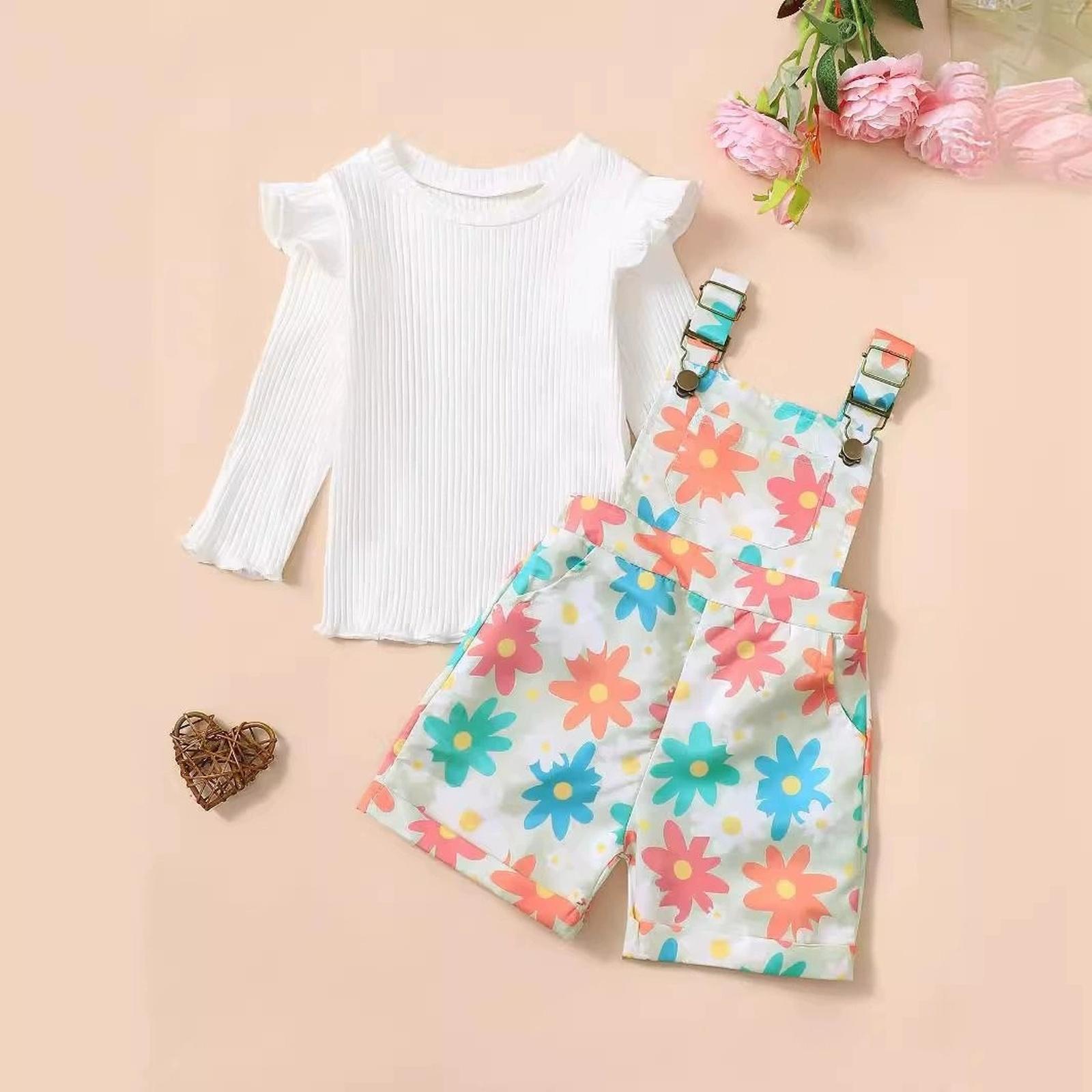 

Summer 2-Piece Set: Cute T-Shirt + Pants 100