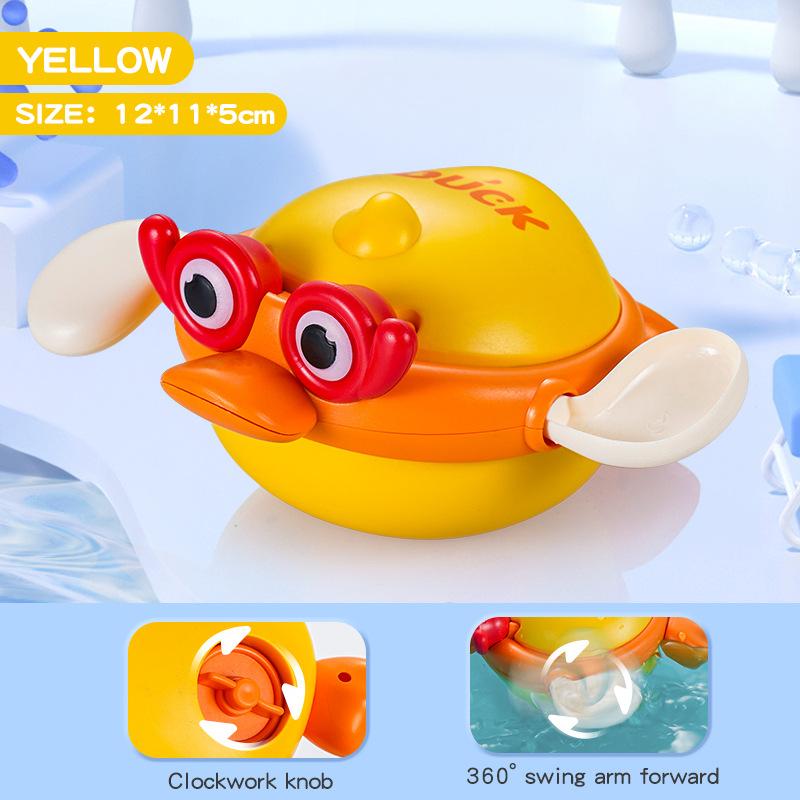 

1Pcs Latest Fun Duck Toys Creative Little Yellow Duck Bath Plaything A Novel Water Plaything For Kids Suitable For Both Boys And Girls