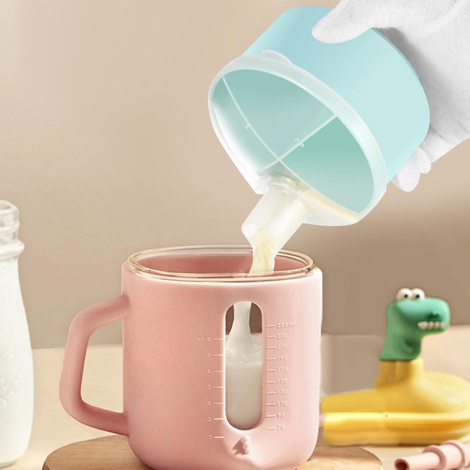 

Дитячий диспенсер Контейнер для їжі Герметична кришка Коробка для зберігання для домашньої кухні світло-синій колір