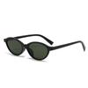 Retro Oval Shaped Small Frame Sunglasses European and American Men Women Trendy Round Face Slimming Street Hip-hop Sun Glasses