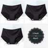 8er-Pack Nahtlose Damen Mid-Waist Einfarbige Dünne Sommer Eis Seide Slips Einteilige Sport-Slips