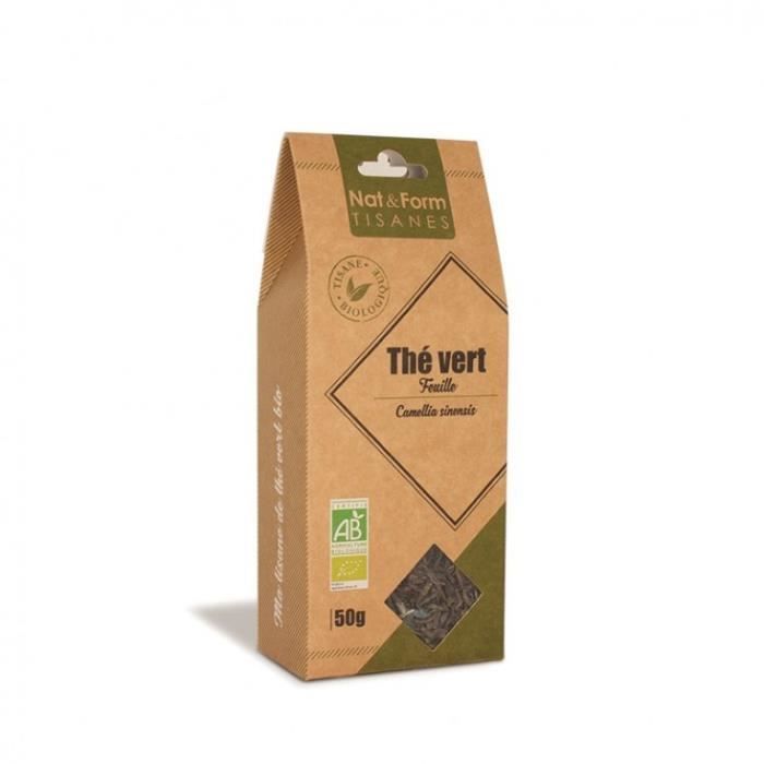 Nat &amp; Form Tisane Thé Vert Bio 50g