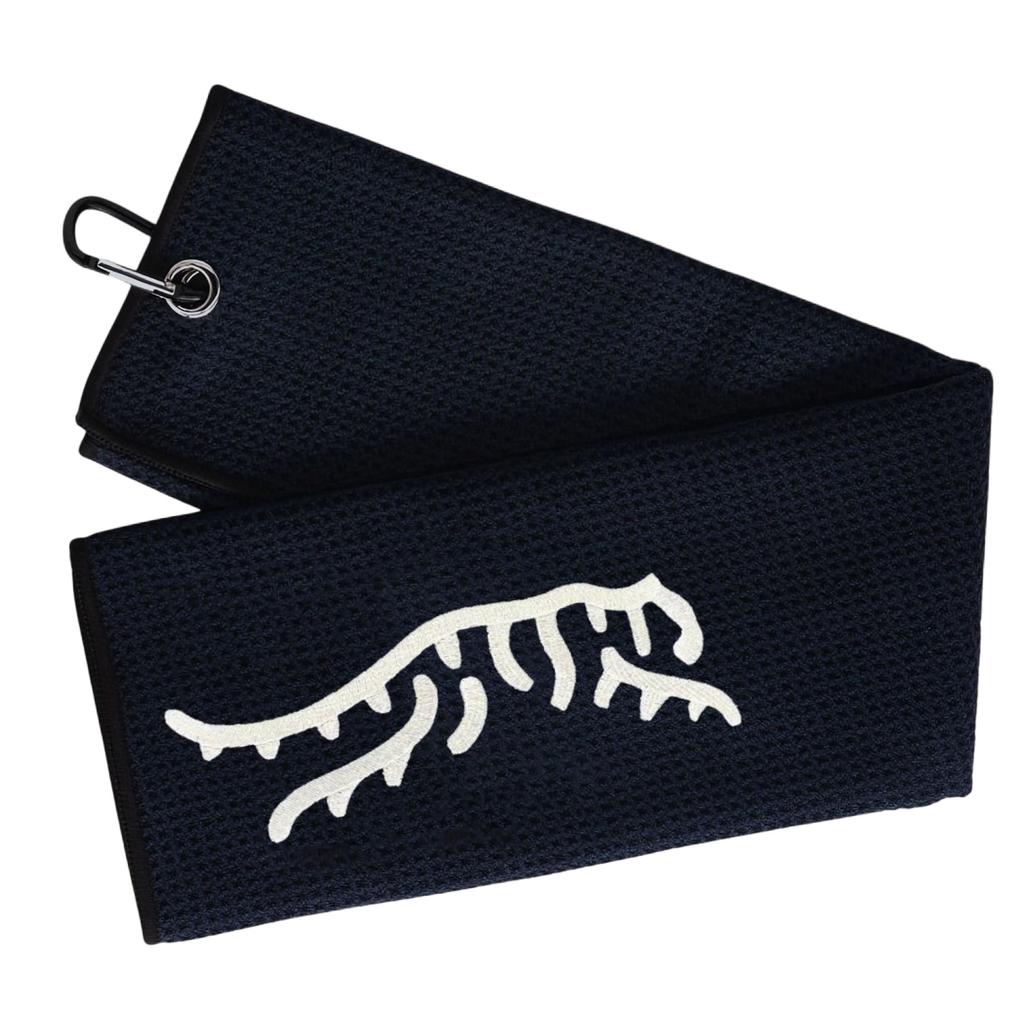 Microfiber Fabric Waffles Pattern Golf Towels Sports Fishing Golf Bag Towel Strong Water Absorption Towel for Men Women