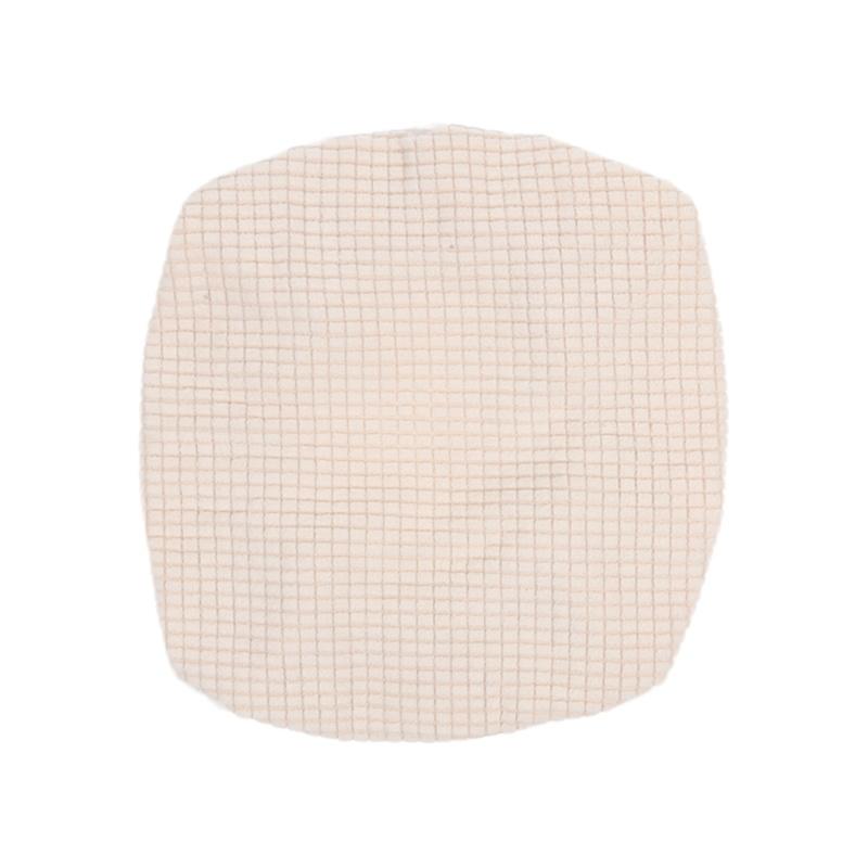 1pc Classic Stretch Square Vanity Stool Cover Non-Slip Dining Chair Seat Protector Blend Machine Washable For Wedding Party Bar Hotel