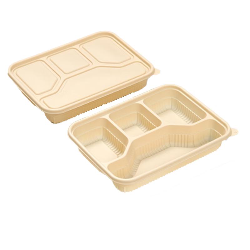 Chef s Delight B1185 Degradable 4-Compartment Lunch Box