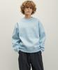 G Knock Laminated Small Logo Embroidered Sweatshirt [Sky Blue]