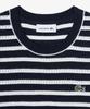 LACOSTE Women'S Boucle Striped Short Sleeve Sweater Af251E-56G 166