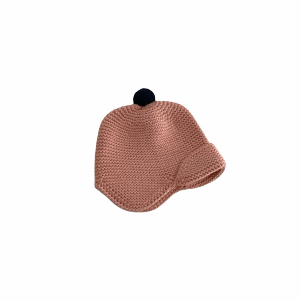Cache-oreilles d'hiver pour bébé coupe-vent, bonnet chaud de protection des oreilles, nouveau bonnet tricoté pour bébé, garçons filles