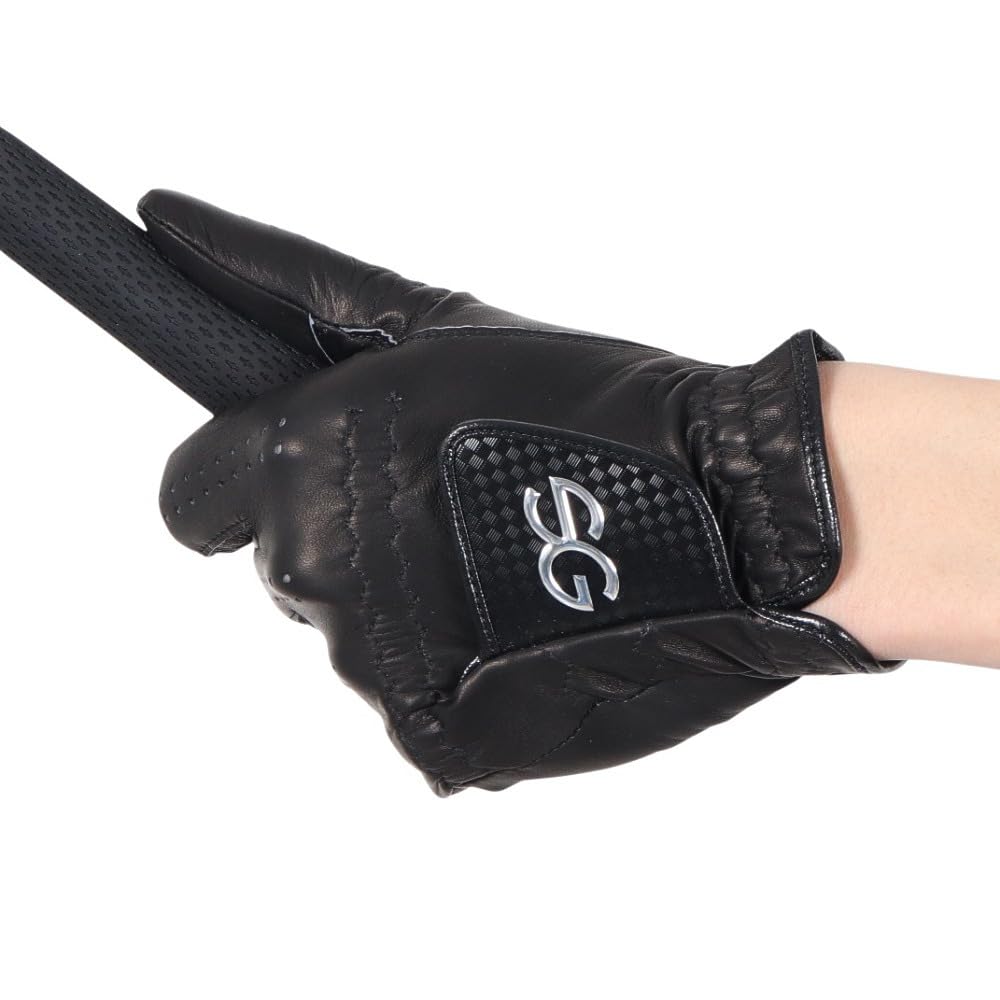 

SEV GOLF Golf for Left Golf Golf [Leather Hand] (Men s Gloves) SEVG-006-BK (Black/26.0/Men s) чорний