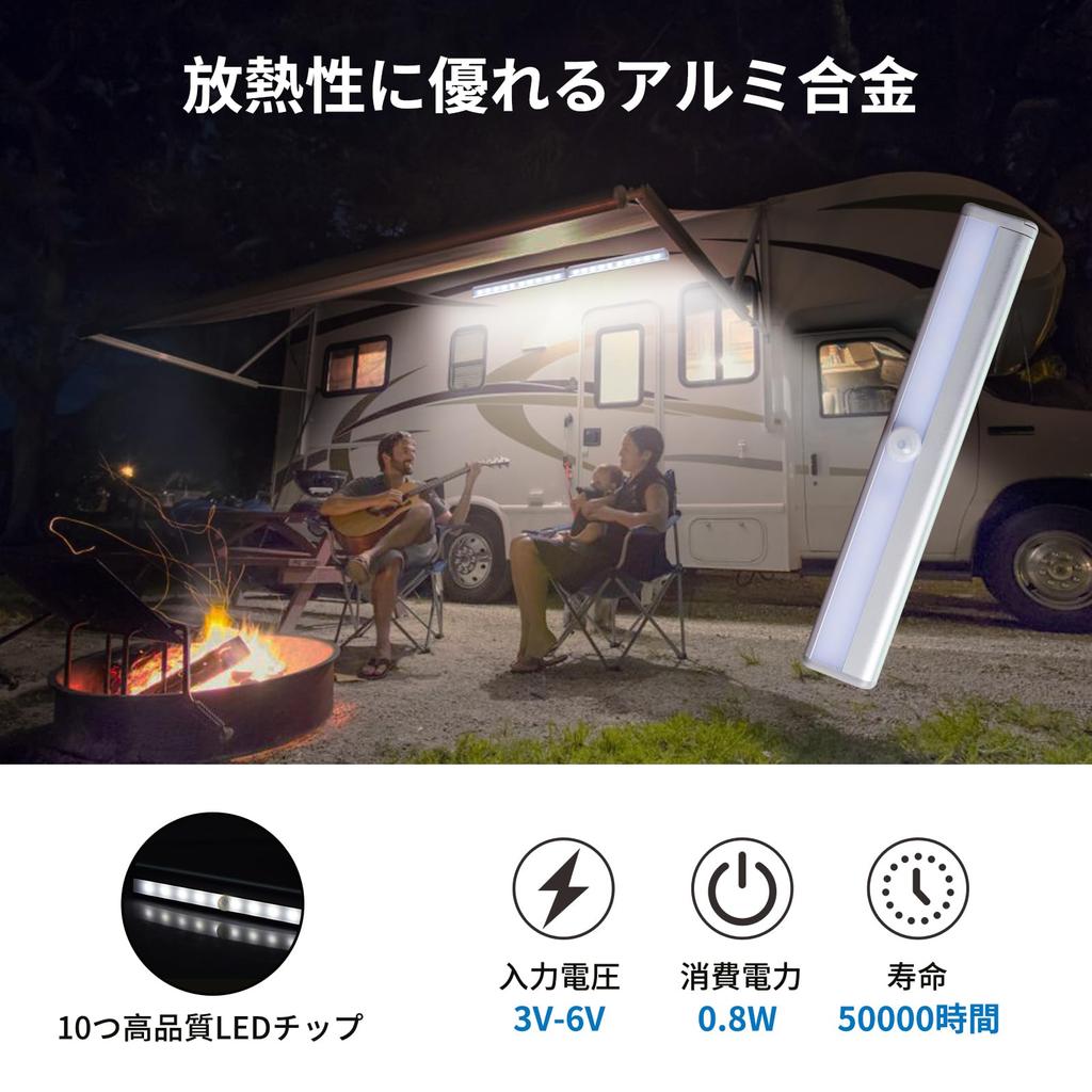 MOREFULLS LED Room Car Interior Motion Sensor High Indoor Work Ultra Bright LED Light for Indoor Warehouse Warehouse Boat Tent Light Includes 4