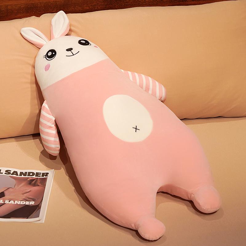 Kawaii Animals Plush Pillow Cuddly Squishy Lion Deer Shark Rabbit Animal Soft Plushie Gift
