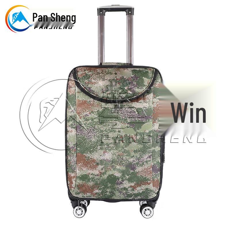 

Pansheng Camouflage Oxford Luggage with Spinner Wheels