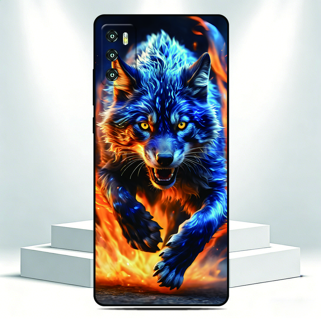 Μαλακή θήκη τηλεφώνου με σχέδιο Λύκου Για Doogee Note 56X 56 58 N55 N60 59 Pro Plus DIY Προσωποποιημένο Εξατομικευμένο Εικόνα Φωτογραφία Πίσω Κάλυμμα