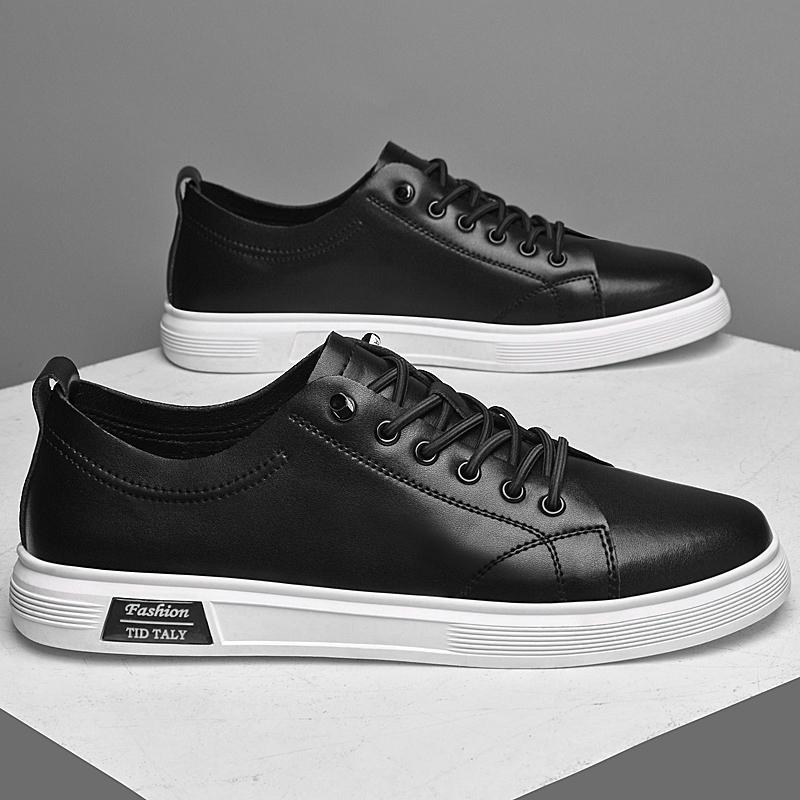 Fashion Genuine Leather Casual Shoes Versatile Men Oxford Shoes Outdoor Stylish Man Sneakers Skateboard Footwear Leisure Tenis Masculino