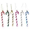 Plastic Candy Cane Christmas Ornaments - Festive Holiday Decorations and Gifts
