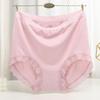 Seamless Panties High Waist Women's Briefs for Weight 100kg Large Size Underpants Solid Color Boyshorts