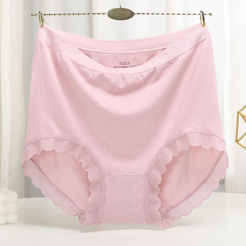 Seamless Panties High Waist Women's Briefs for Weight 100kg Large Size Underpants Solid Color Boyshorts