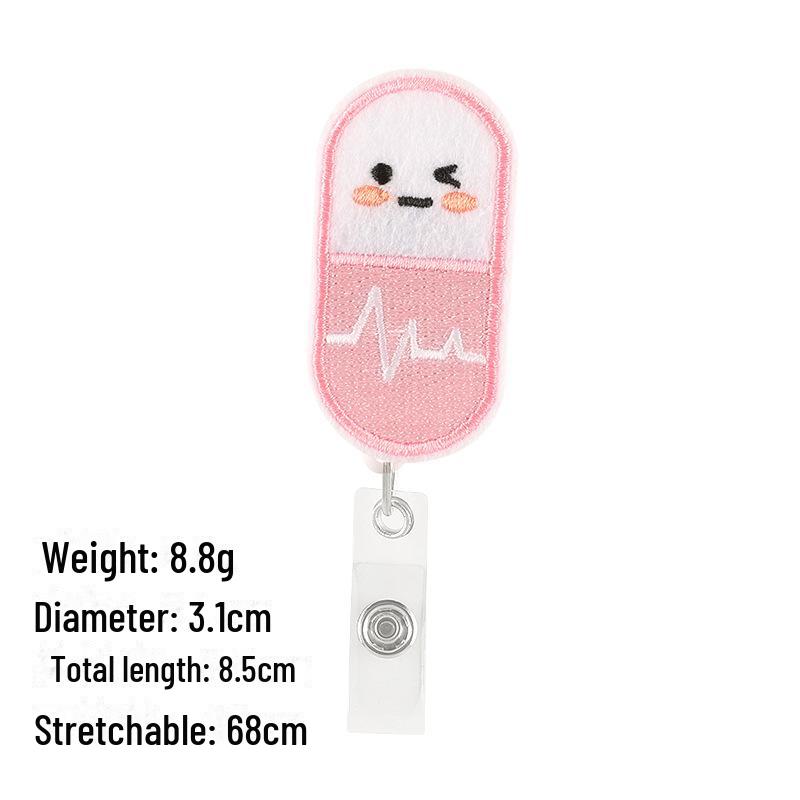 Embroidered ID Badge & Clothing Patch - Easy Pull Buckle for Doctors & Nurses