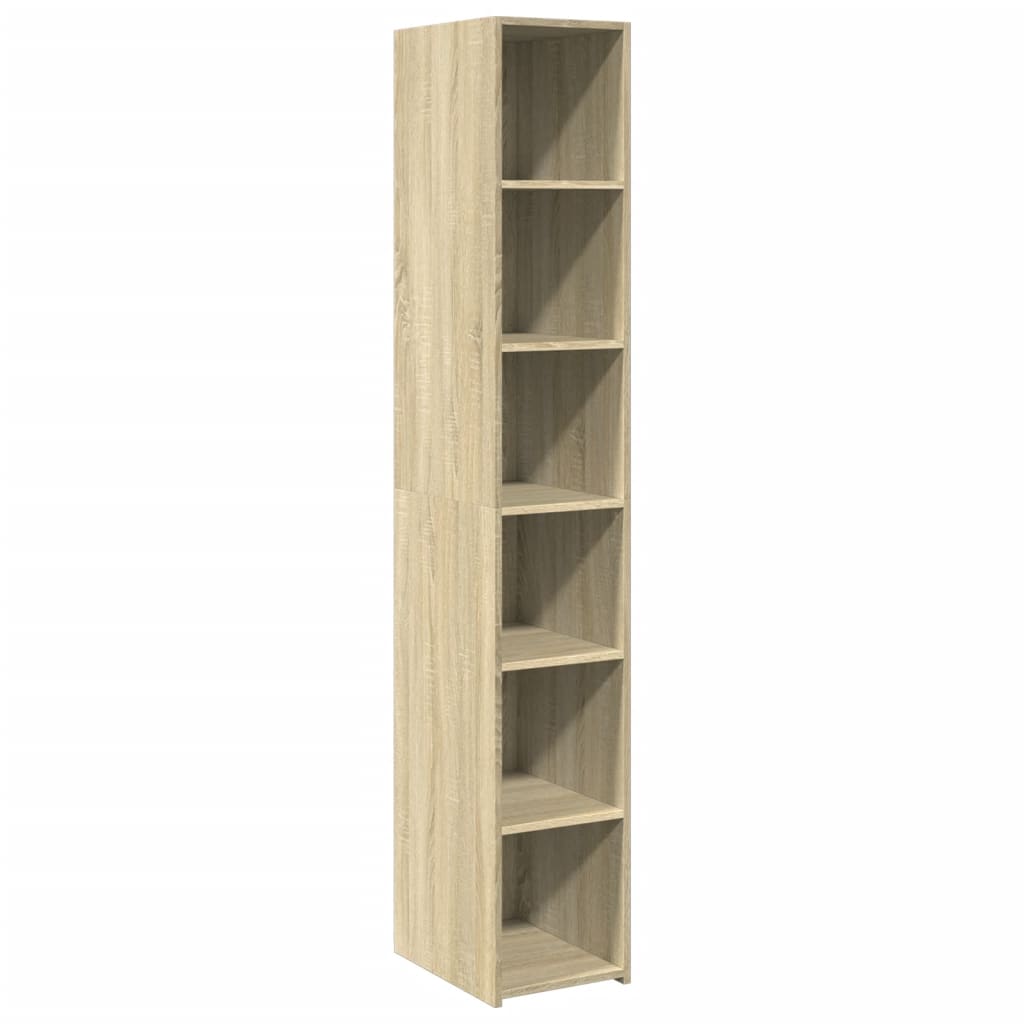 Highboard in Sonoma Oak Finish 30 x 41 x 185 cm Particleboard