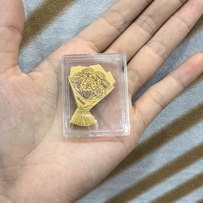 Prosperity Gold Foil Sticker: Lucky Cat & Coin for Wishes