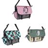 Borsa One Piece Totoro Demon Slayer con Stampa Cartoni Animati per Uso Quotidiano Uomo
