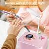 Luminous Tungsten Nail Drill Set with Grinding Heads