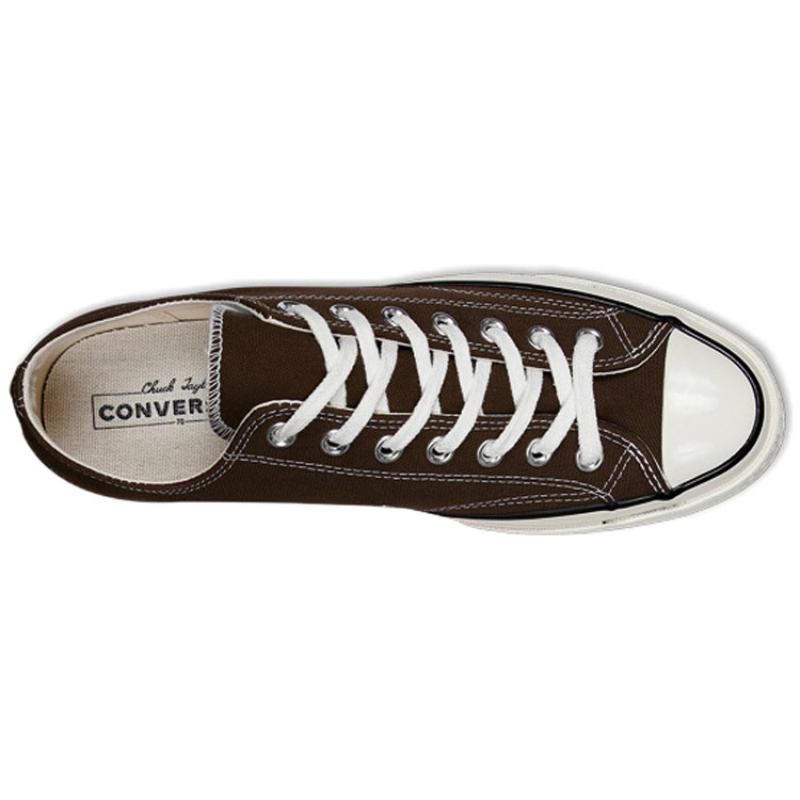 Converse 1970s Chuck Taylor All Star Casual Abrasion Resistant Low-Top Canvas Unisex Brown