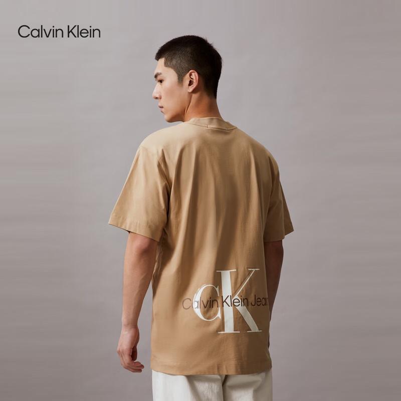 Calvin Klein Jeans Unisex Logo Cotton Short Sleeve T-Shirt