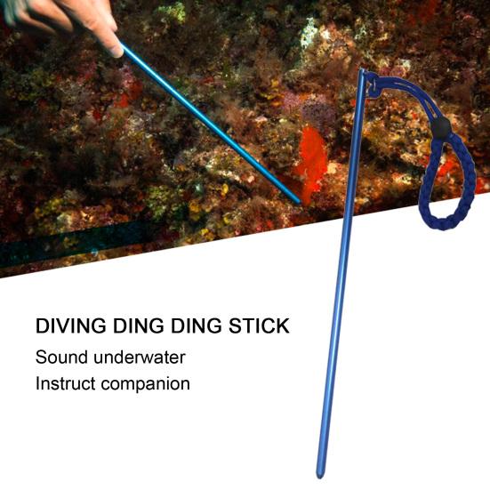 1Pc Diving Stick Sturdy Waterproof Aluminum Alloy Underwater Tickle Pointer Stick Sea Sport Accessories