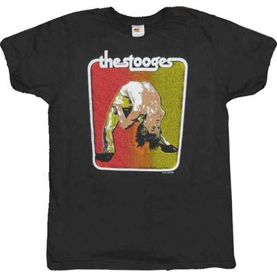 Iggy Pop The Stooges Bent Double Black T Shirt
