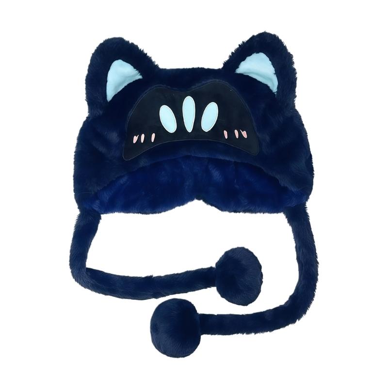 

Soft Plush Cats Ear Pullover Hat For Women And Girl Warmth Autumn Winter Cold Weather Activity Warm Headwear 1