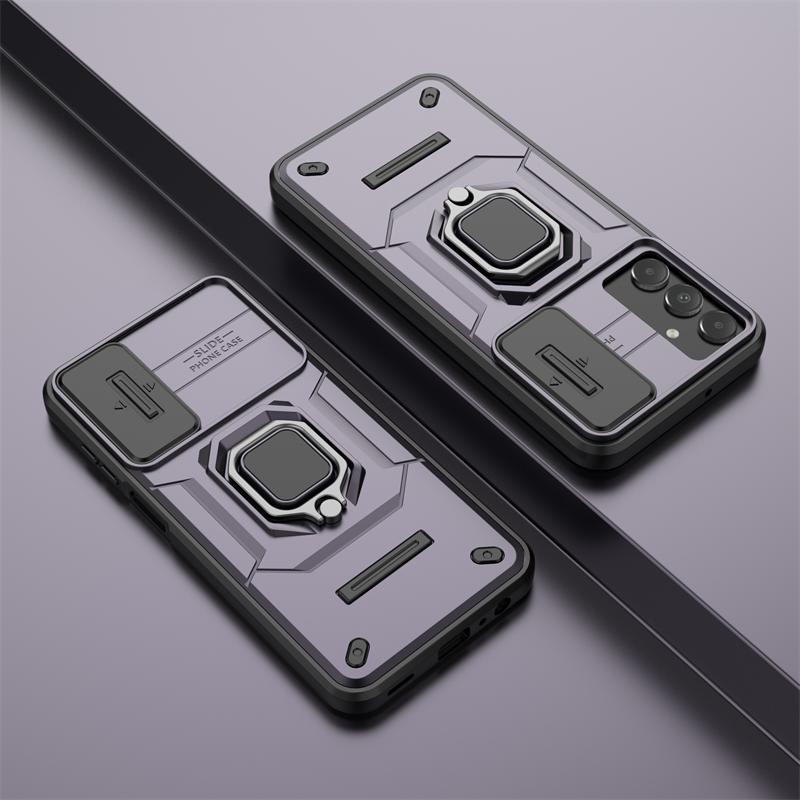 Für Samsung A15 Hülle Schiebekamera Schutz Armor Handyhülle Für Samsung Galaxy A15 A 15 4G SM-A155F Magnet Halter Ring Rückseite