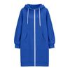 Damen Casual Kapuzenjacke mit Reißverschluss und Taschen