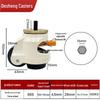 Fuma Wheel 40F Adjustable Triangular Caster with Handle and 60FS PU Wheels