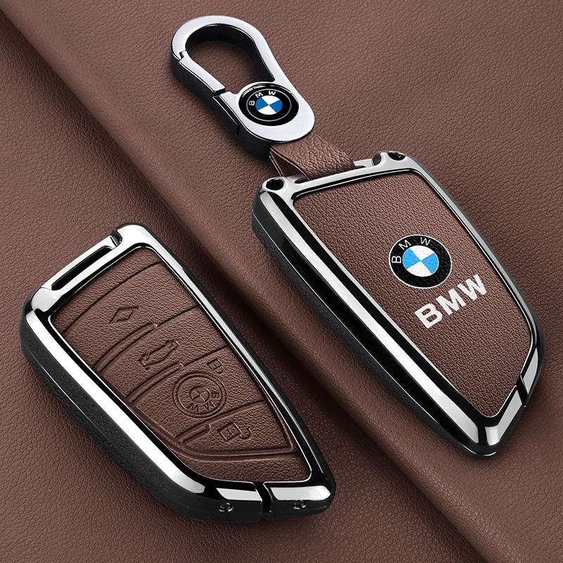Leather Car Remote Key Case Fob Cover For BMW F20 G20 G30 X1 X3 X4 X5 G05 X6 X7 G11 F15 F16 G01 G02 F48 G30 Auto Accessories