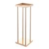 Wedding Flower Stand, 10PCS 60cm Column Flower Stand, Floral Stands with Metal Laminate, Cylindrical Cubic Floral Display Rack for Wedding, Party,