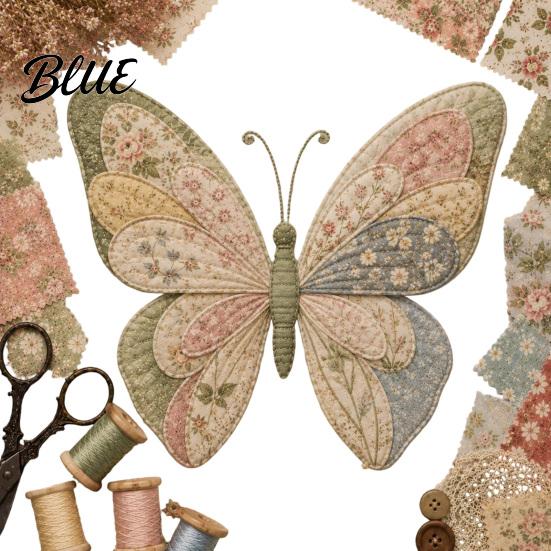 Decorative Fabric Sewing Craft Supplies DIY Kit Animal Patchwork Set Garden Floral Cute Butterfly Bird