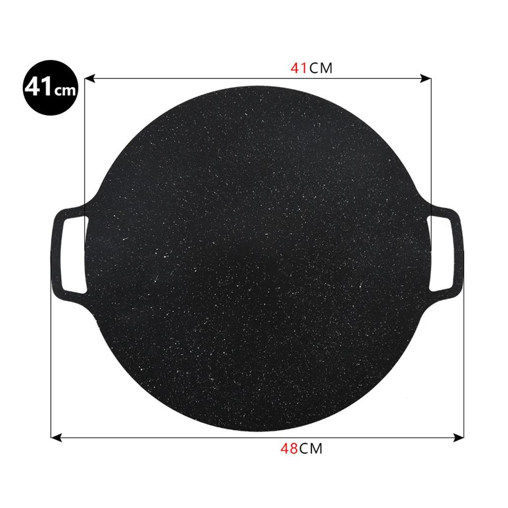 Korean Round Roasting Pan Barbecue Bakeware Grill , 41cm