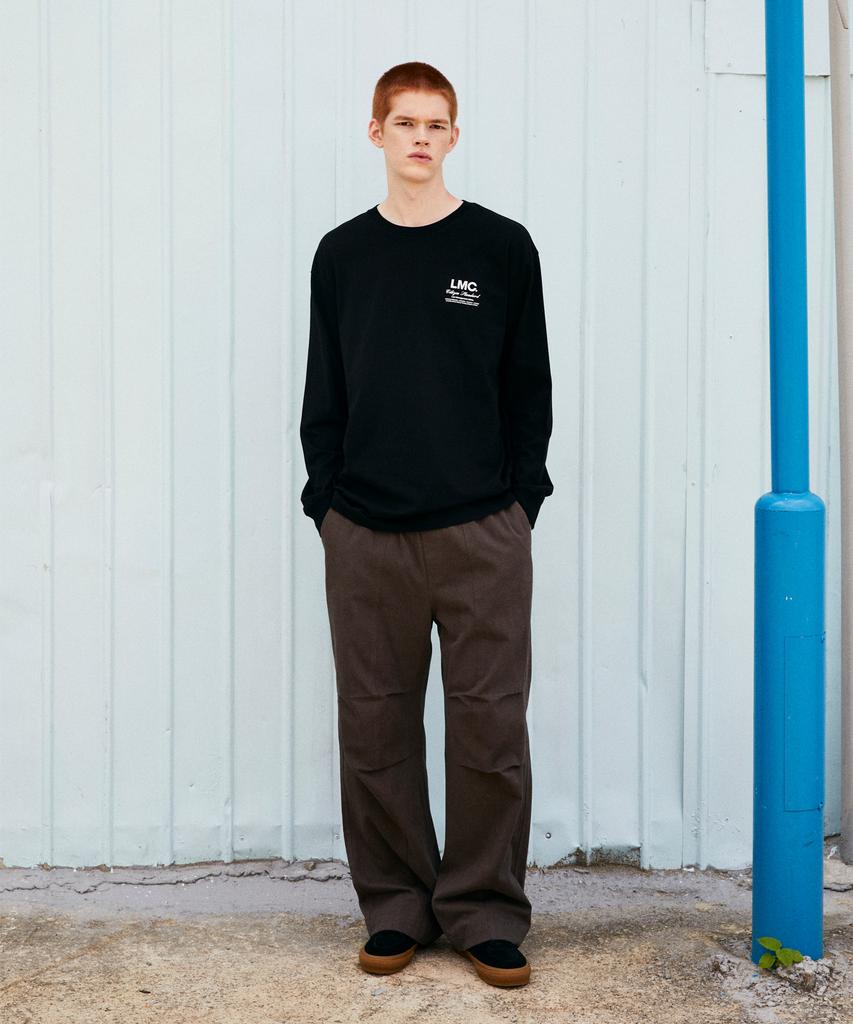 LMC Stone Globe Long Slv Tee White