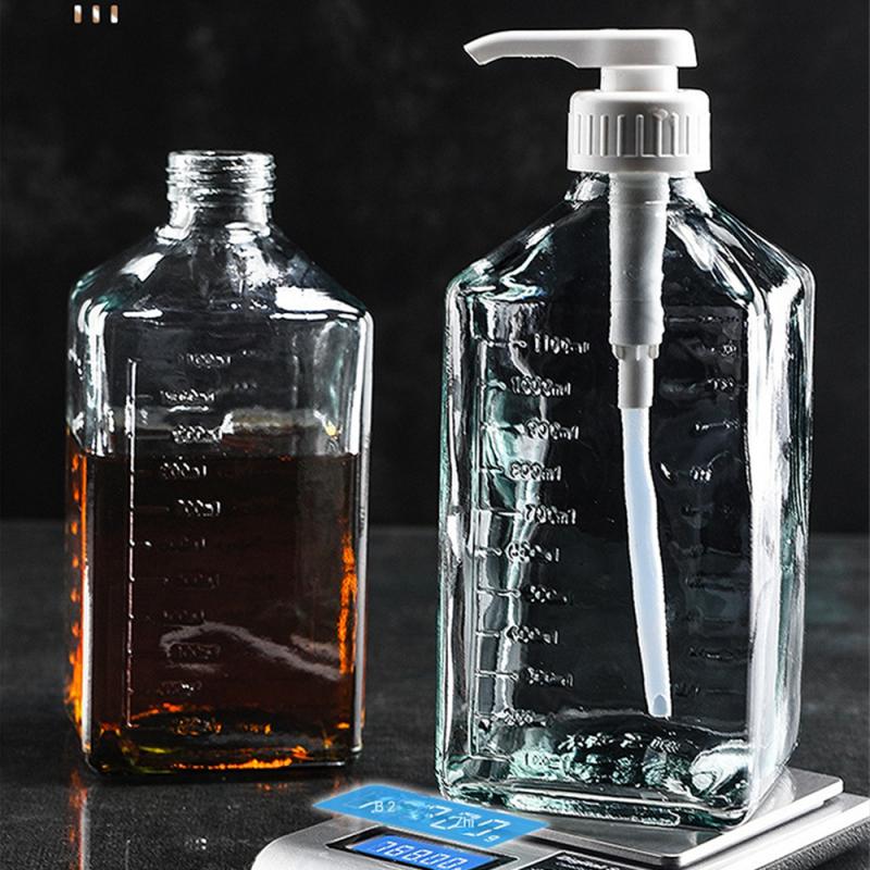 Bottle Pressing Machine Hand Press Double-sided Scale Self-locking Function Durable Convenient Household Accessories