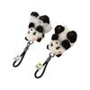 PP Cotton Panda  Plush Toy Pendant Simulation Plush Creative Keyring  Car Key Accessories
