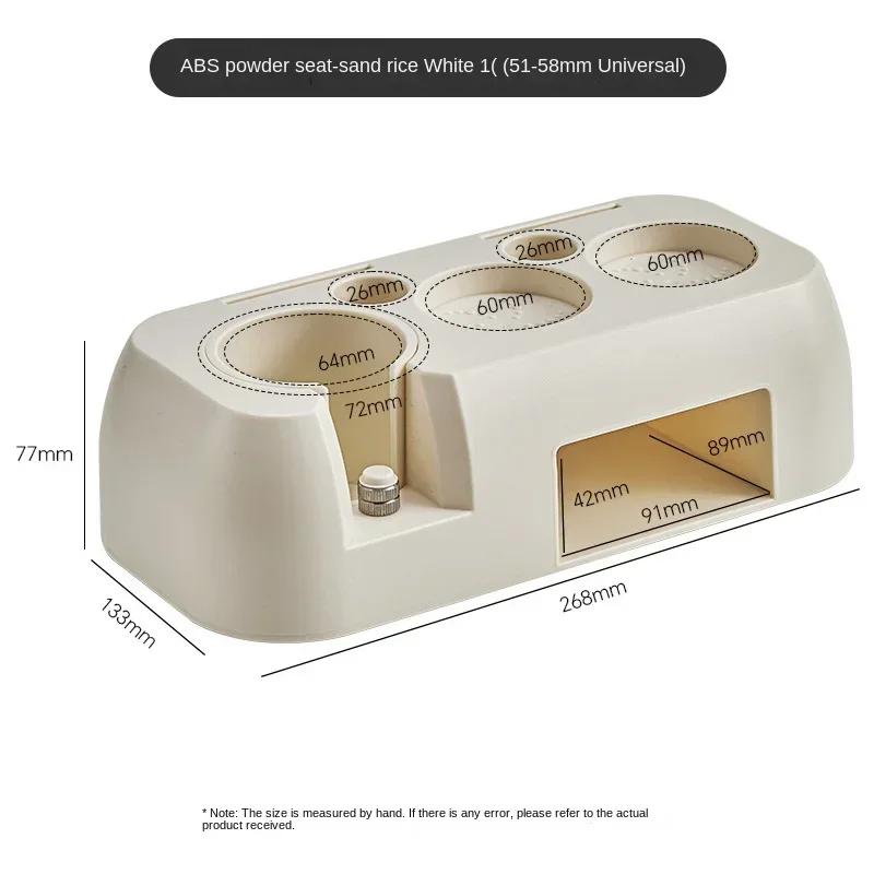 51/53/54/58mm Kaffee Tamper Station Universal ABS Espresso Tamper Halter Kaffee Siebträger Ständer Tamper Aufbewahrungsbasis Kaffeeware
