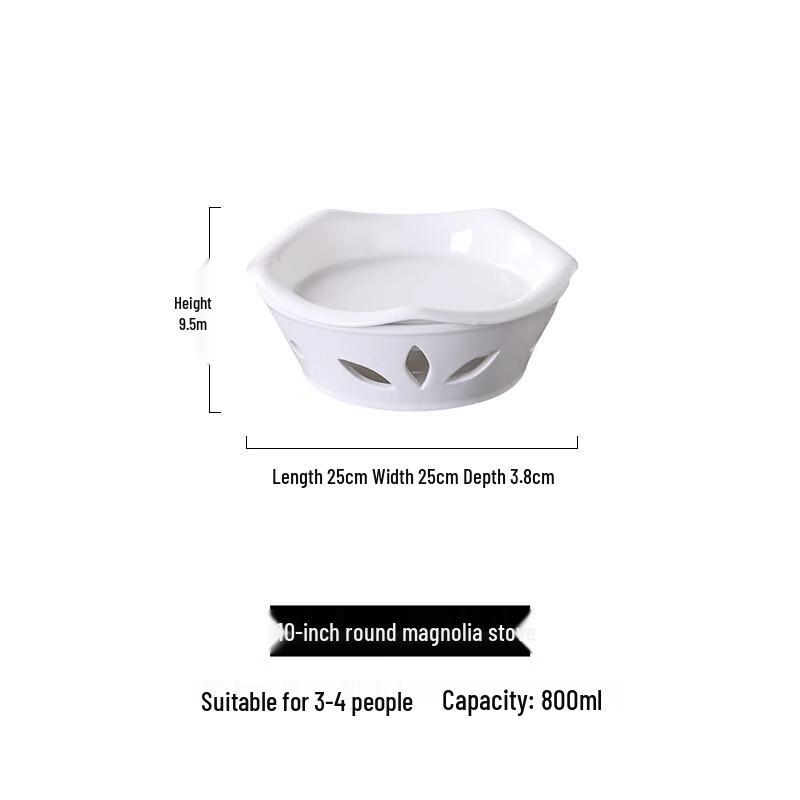Ceramic Candle/Alcohol Stove Hot Pot
