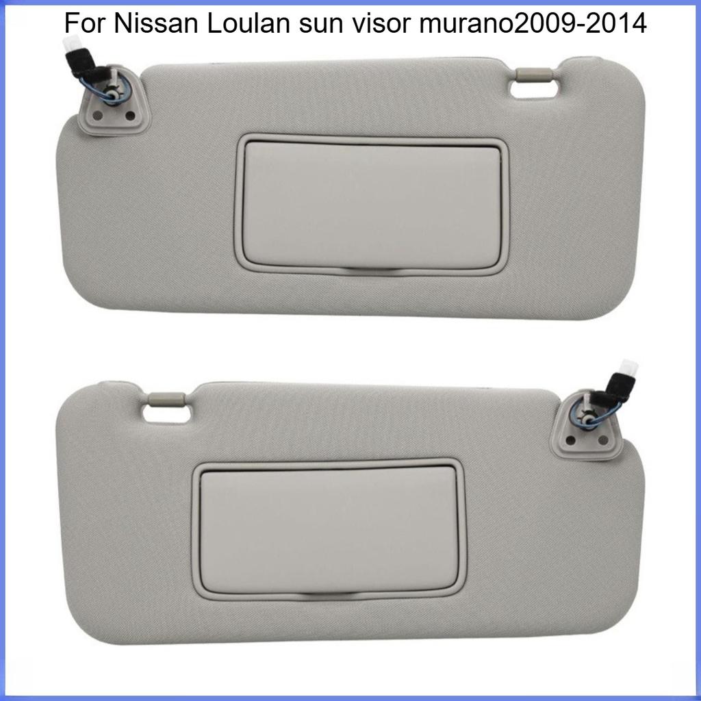 Car Interior Sun Visor With Mirror and Light Grey Beige Sun Shade for Nissan Murano 2009 2010 2011 2012 2013 2014  96401-1AA1B