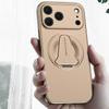 Metallic Magnetic Folding Stand Case For iPhone 17 16 15 14 13 Pro Max Kickstand Shockproof Wireless Charging Protective Cover