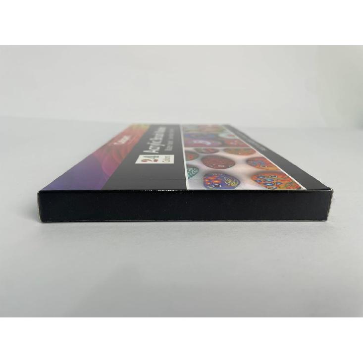 Brush Tip Acrylic Paint Pens-24 Colors Acrylic Paint Markers Calligraphy Art Markers for Lettering,Card Making,Rock painting,Stone, Ceramic, Glass,