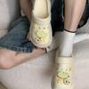 Cartoon hole shoes women's new summer thick-soled slippers heightened and breathable outer wear non-slip bag head slippers